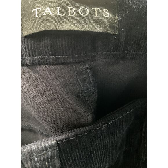 Talbots Blue Corduroy Straight Pants - Picture 3 of 4